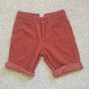 BDG Urban Outfitter Orange Corduroy Shorts Sz 27